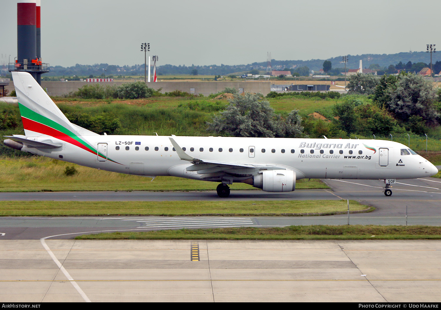 Aircraft Photo of LZ-SOF | Embraer 190STD (ERJ-190-100STD) | Bulgaria Air | AirHistory.net #446660