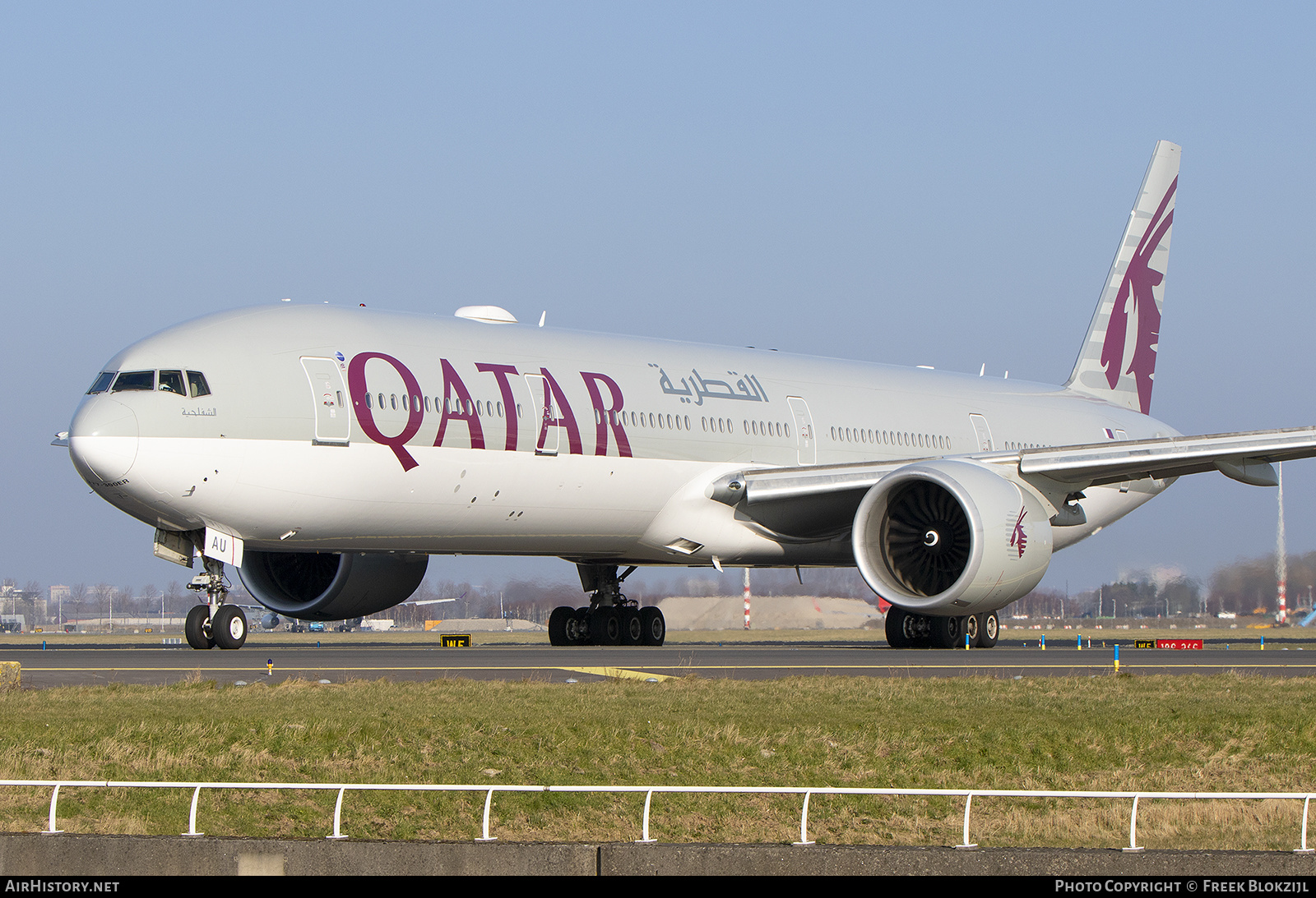 Aircraft Photo of A7-BAU | Boeing 777-3DZ/ER | Qatar Airways | AirHistory.net #446681