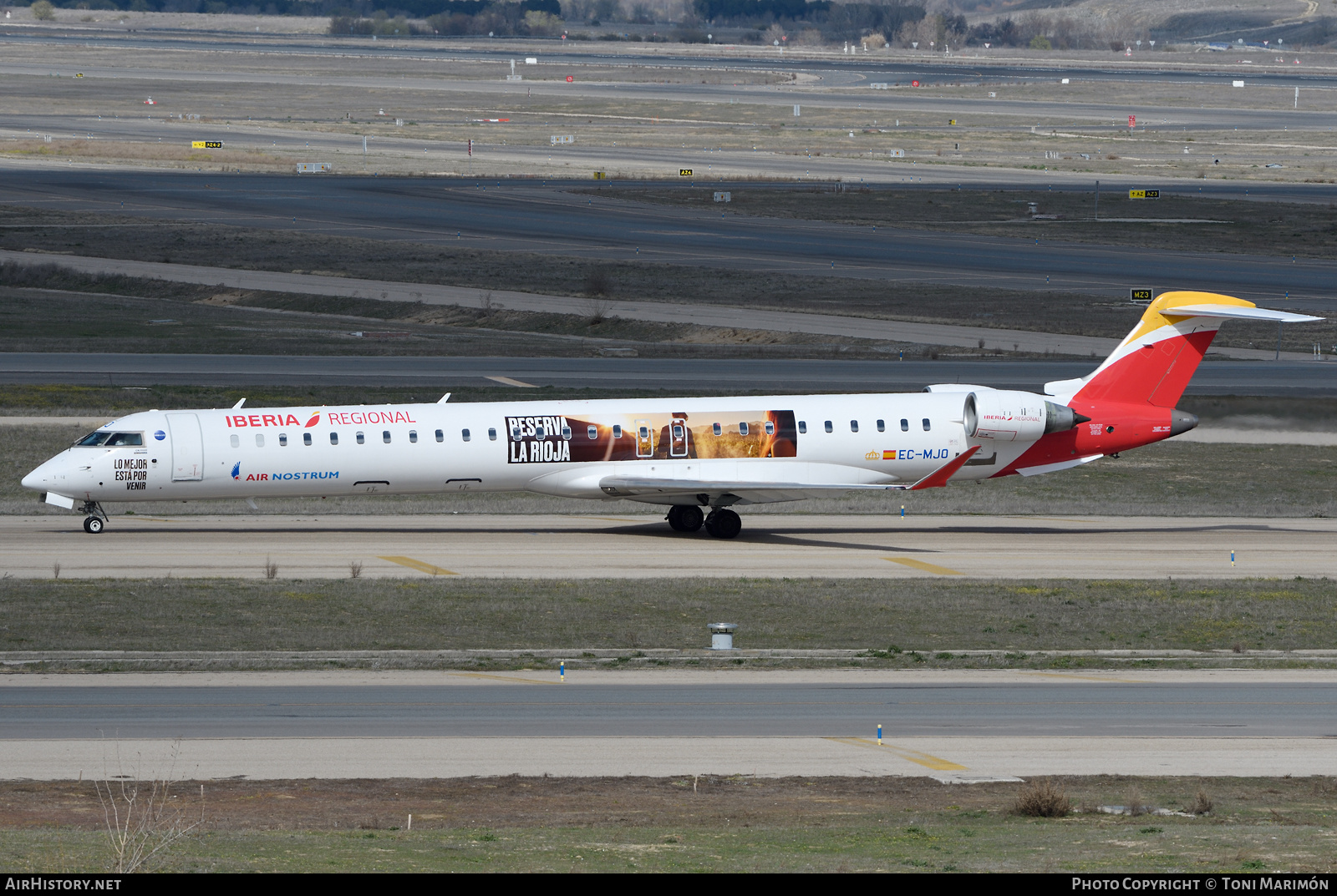 Aircraft Photo of EC-MJO | Bombardier CRJ-1000 (CL-600-2E25) | Iberia Regional | AirHistory.net #446717