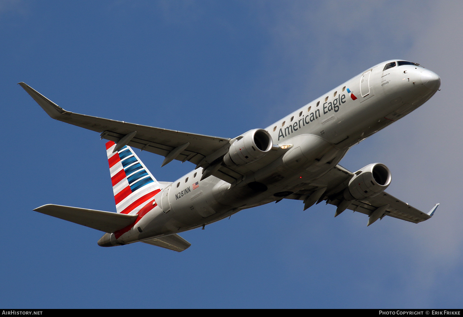 Aircraft Photo of N281NN | Embraer 175LR (ERJ-170-200LR) | American Eagle | AirHistory.net #446720