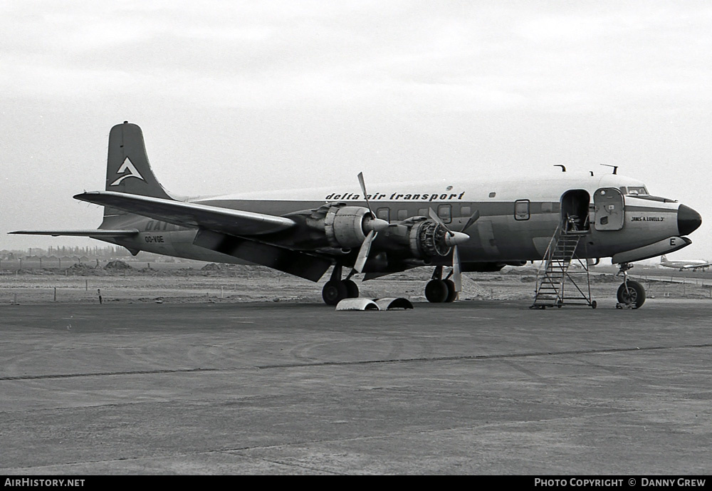 Aircraft Photo of OO-VGE | Douglas DC-6B | Delta Air Transport - DAT | AirHistory.net #446725