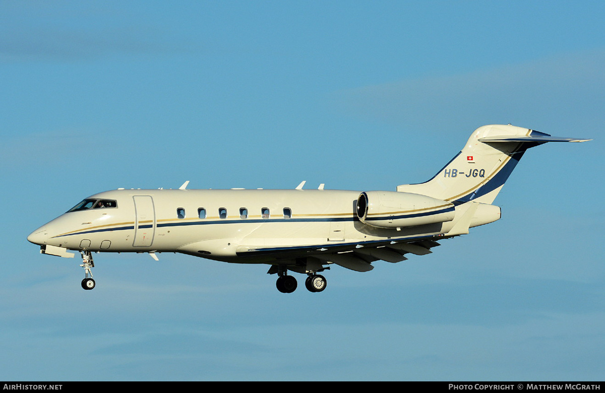 Aircraft Photo of HB-JGQ | Bombardier Challenger 300 (BD-100-1A10) | AirHistory.net #446728