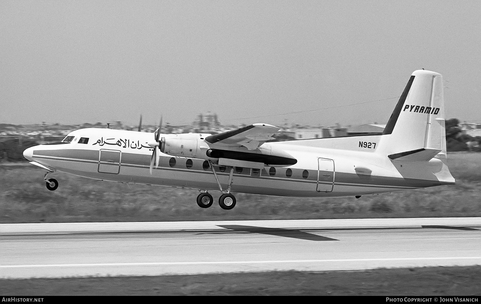 Aircraft Photo of N927 | Fairchild F-27F | Pyramid Airlines | AirHistory.net #446736