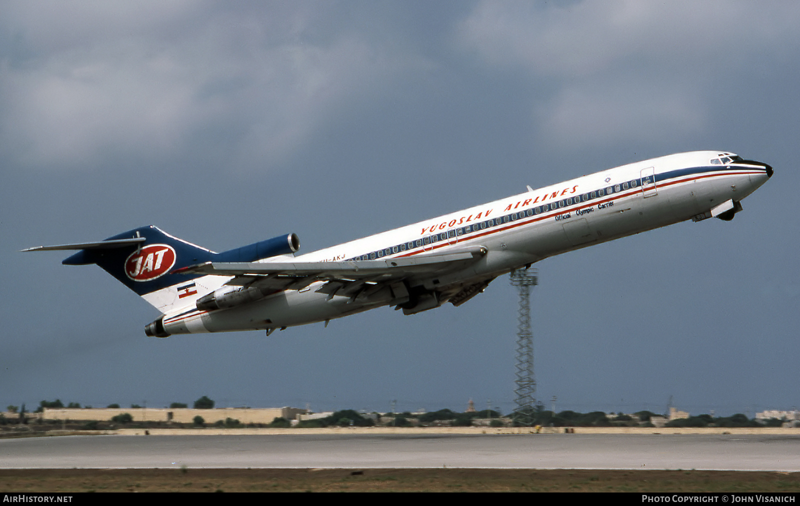 Aircraft Photo of YU-AKJ | Boeing 727-2H9/Adv | JAT Yugoslav Airlines - Jugoslovenski Aerotransport | AirHistory.net #446755