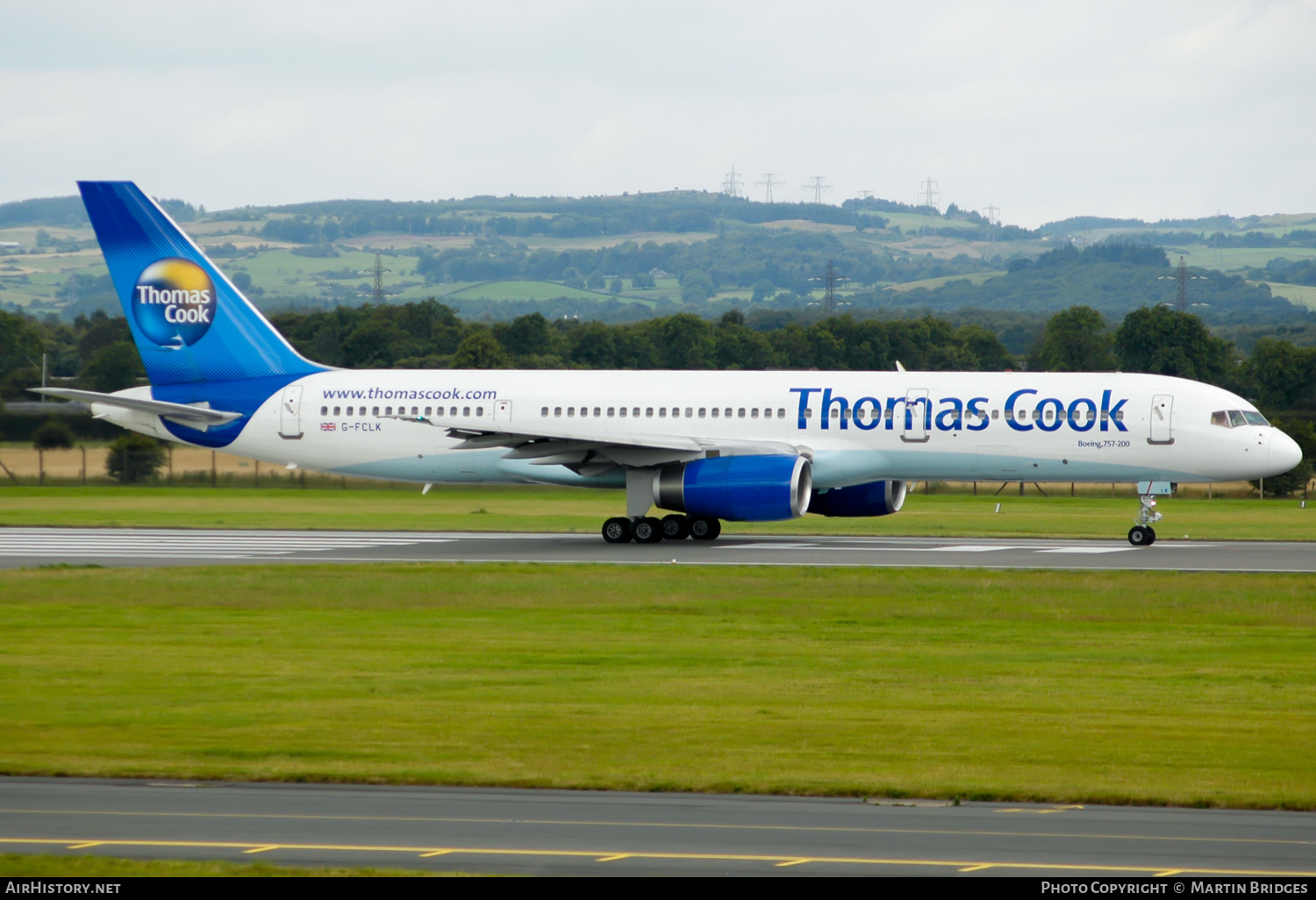 Aircraft Photo of G-FCLK | Boeing 757-2Y0 | Thomas Cook Airlines | AirHistory.net #446756