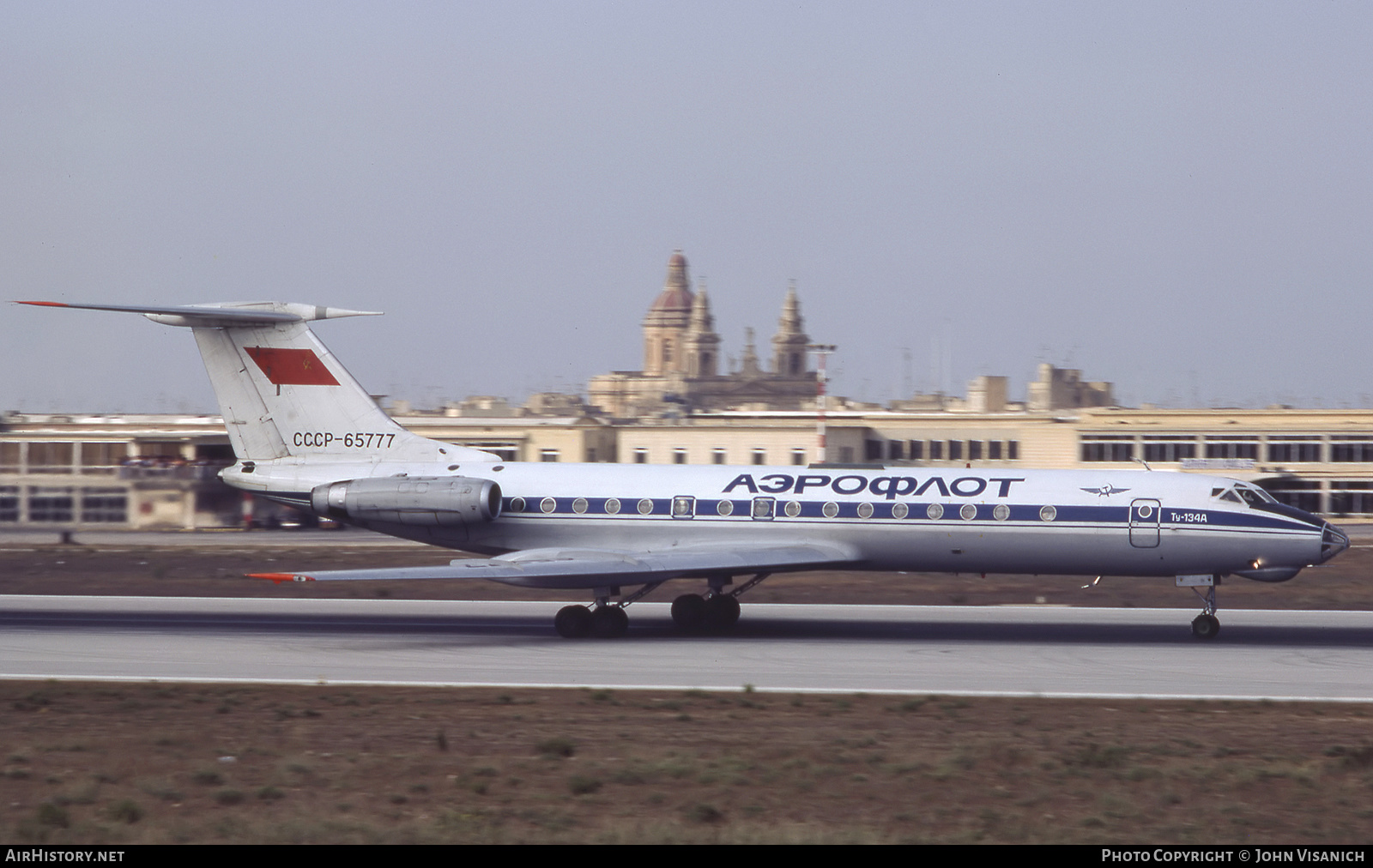 Aircraft Photo of CCCP-65777 | Tupolev Tu-134A | Aeroflot | AirHistory.net #446765