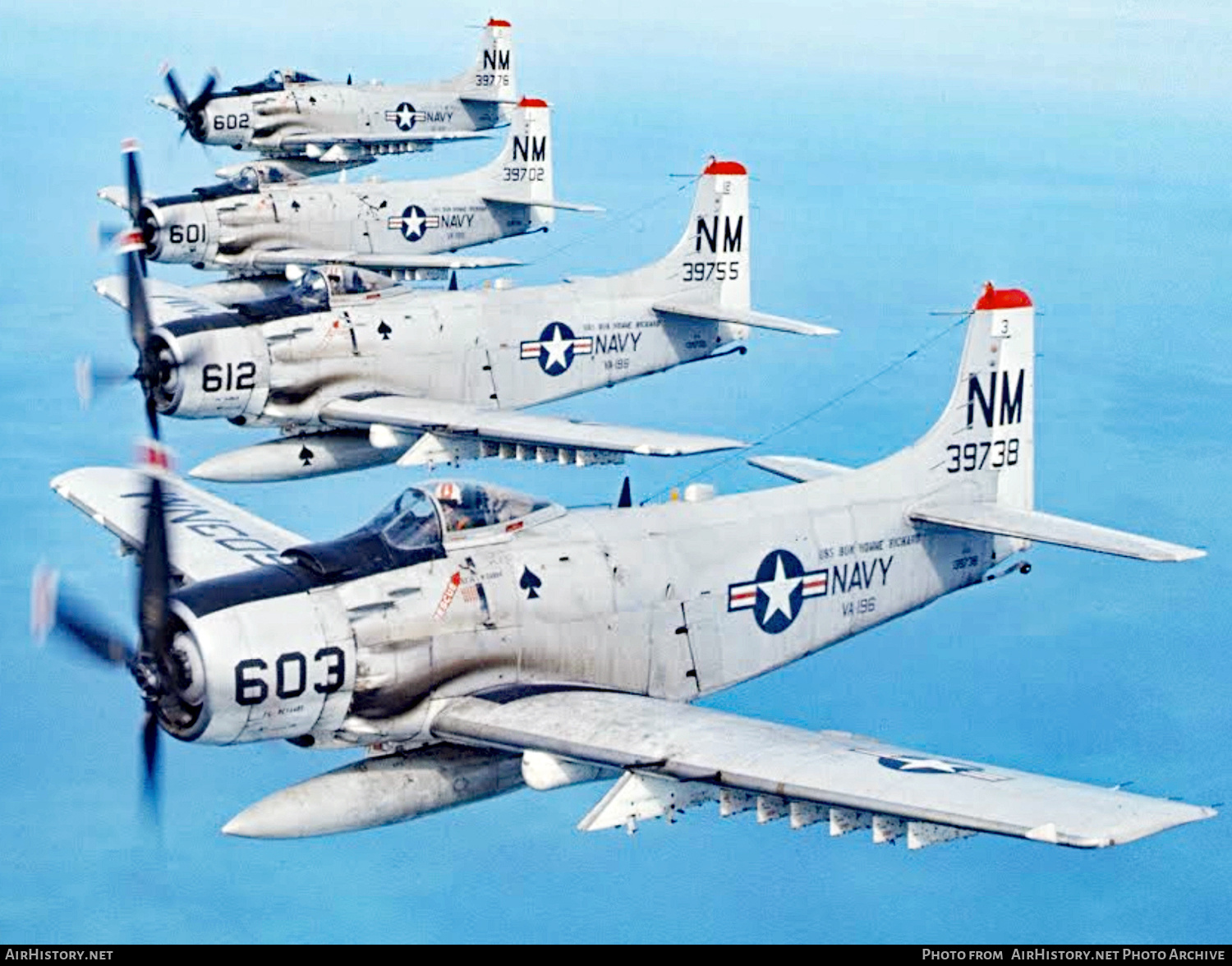 Aircraft Photo of 139738 | Douglas A-1H Skyraider | USA - Navy | AirHistory.net #446767