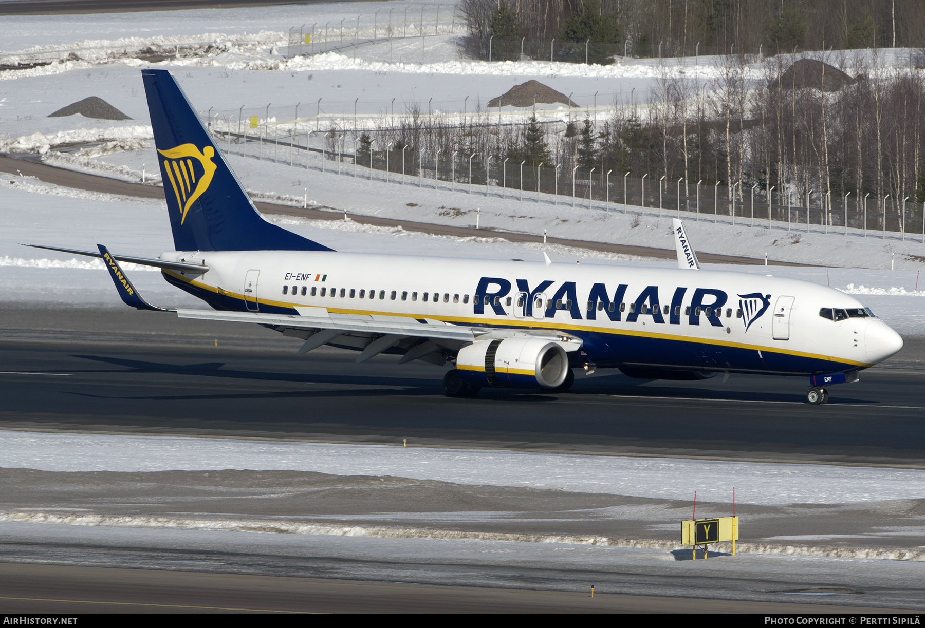 Aircraft Photo of EI-ENF | Boeing 737-8AS | Ryanair | AirHistory.net #446773