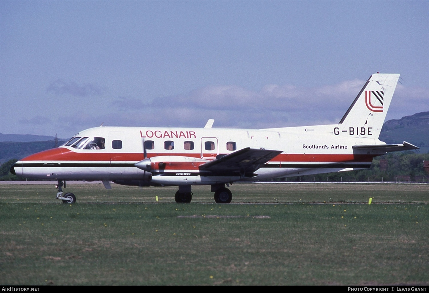Aircraft Photo of G-BIBE | Embraer EMB-110P1 Bandeirante | Loganair | AirHistory.net #446785