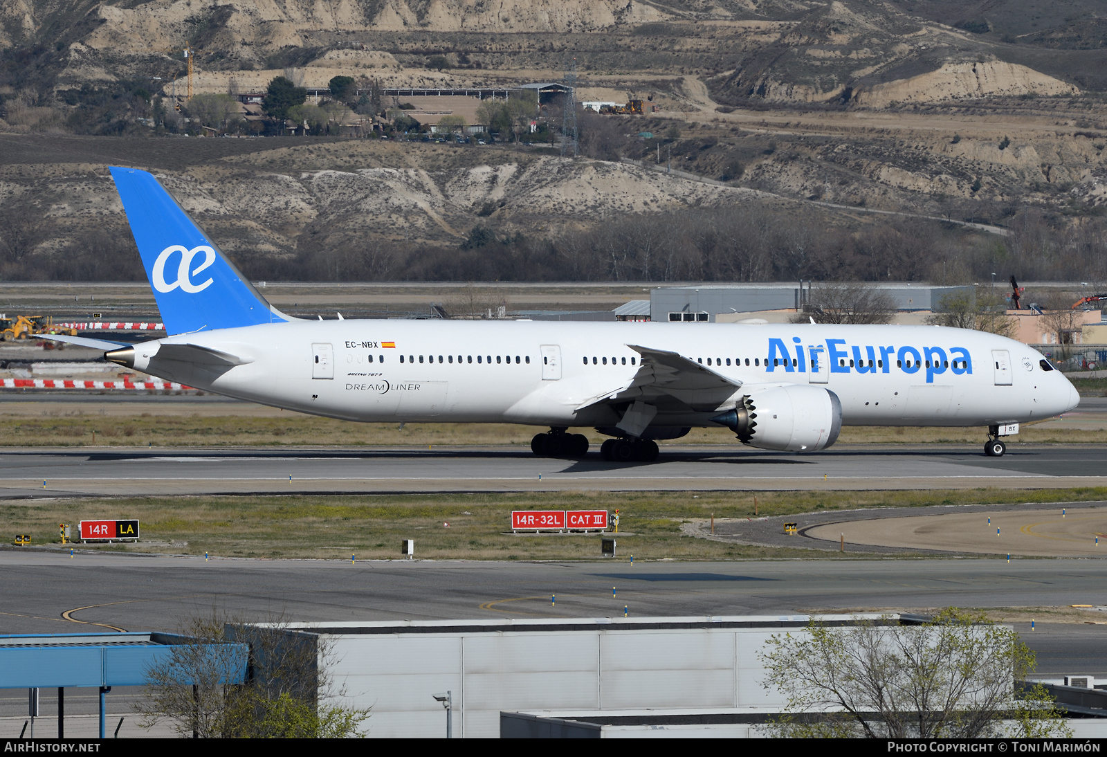 Aircraft Photo of EC-NBX | Boeing 787-9 Dreamliner | Air Europa | AirHistory.net #446798