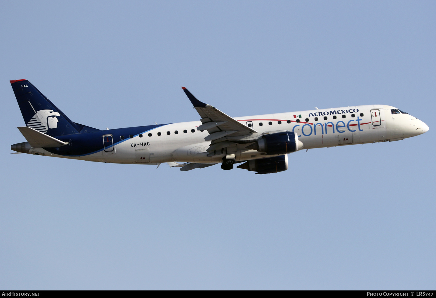 Aircraft Photo of XA-HAC | Embraer 190LR (ERJ-190-100LR) | AeroMéxico Connect | AirHistory.net #446819