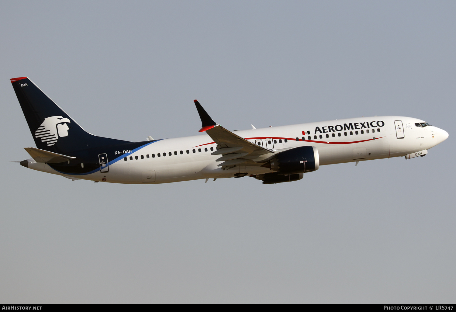 Aircraft Photo of XA-DAH | Boeing 737-8 Max 8 | AeroMéxico | AirHistory.net #446835
