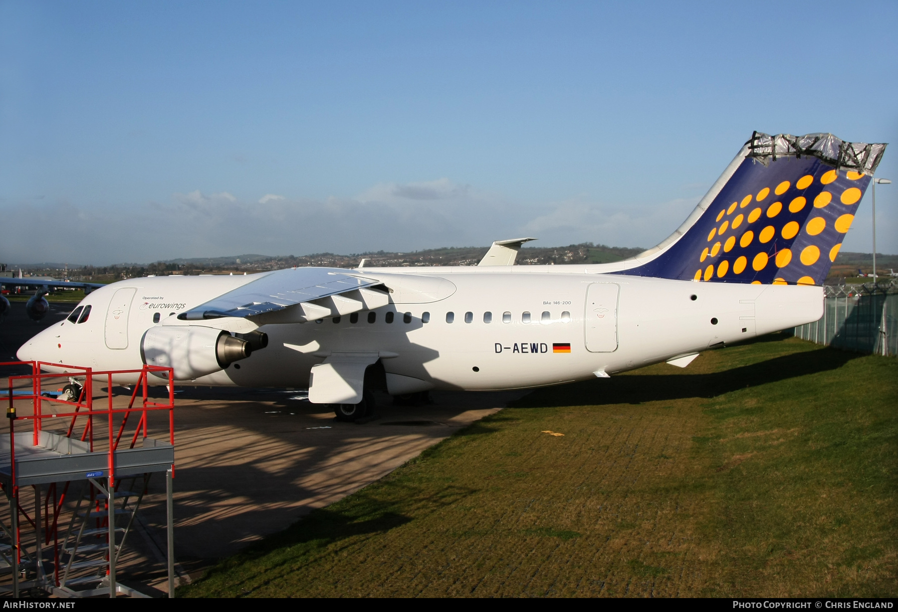 Aircraft Photo of D-AEWD | British Aerospace BAe-146-200 | Eurowings | AirHistory.net #446920
