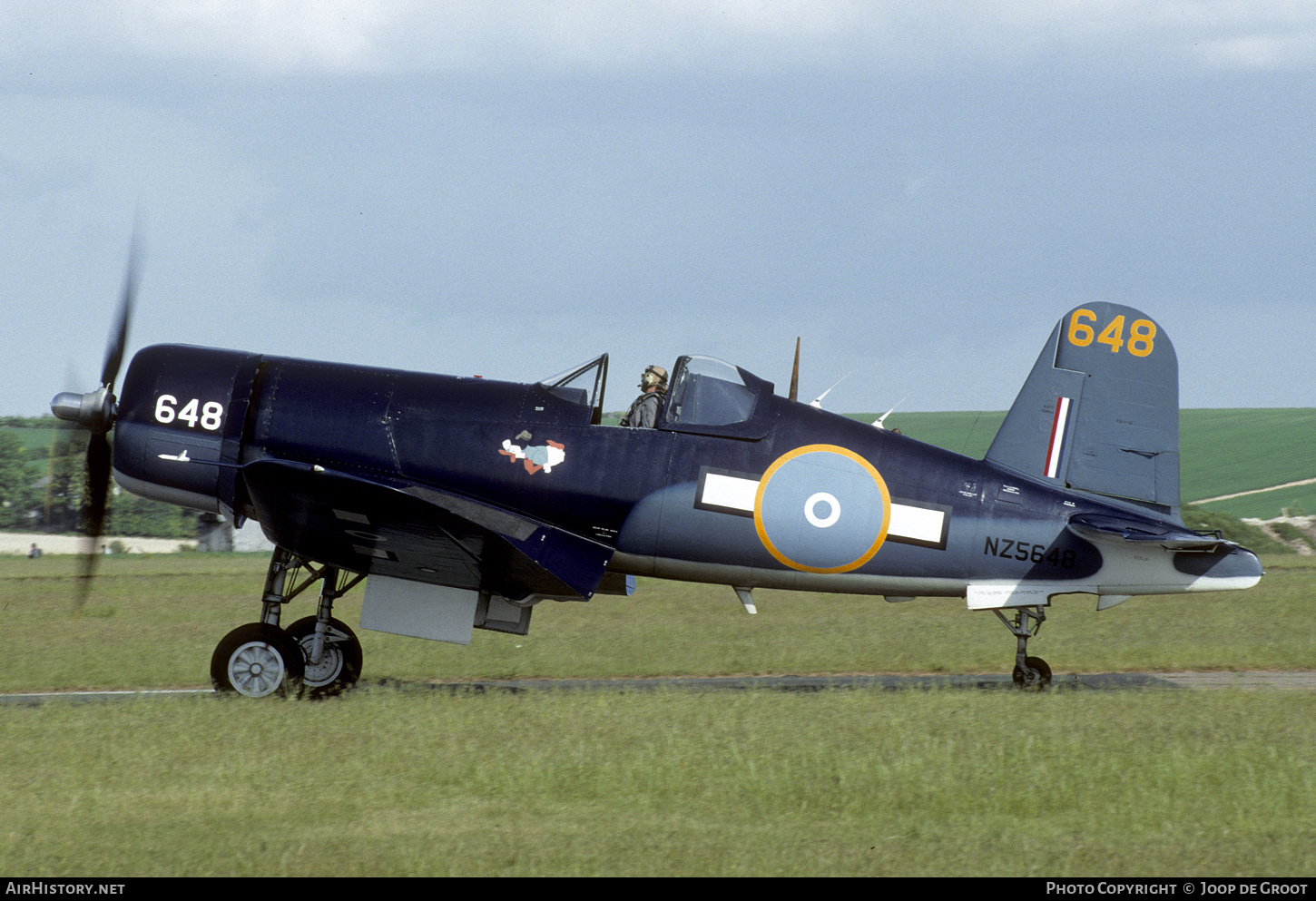 Aircraft Photo of G-BXUL / NZ5648 | Goodyear FG-1D Corsair | New Zealand - Air Force | AirHistory.net #446940