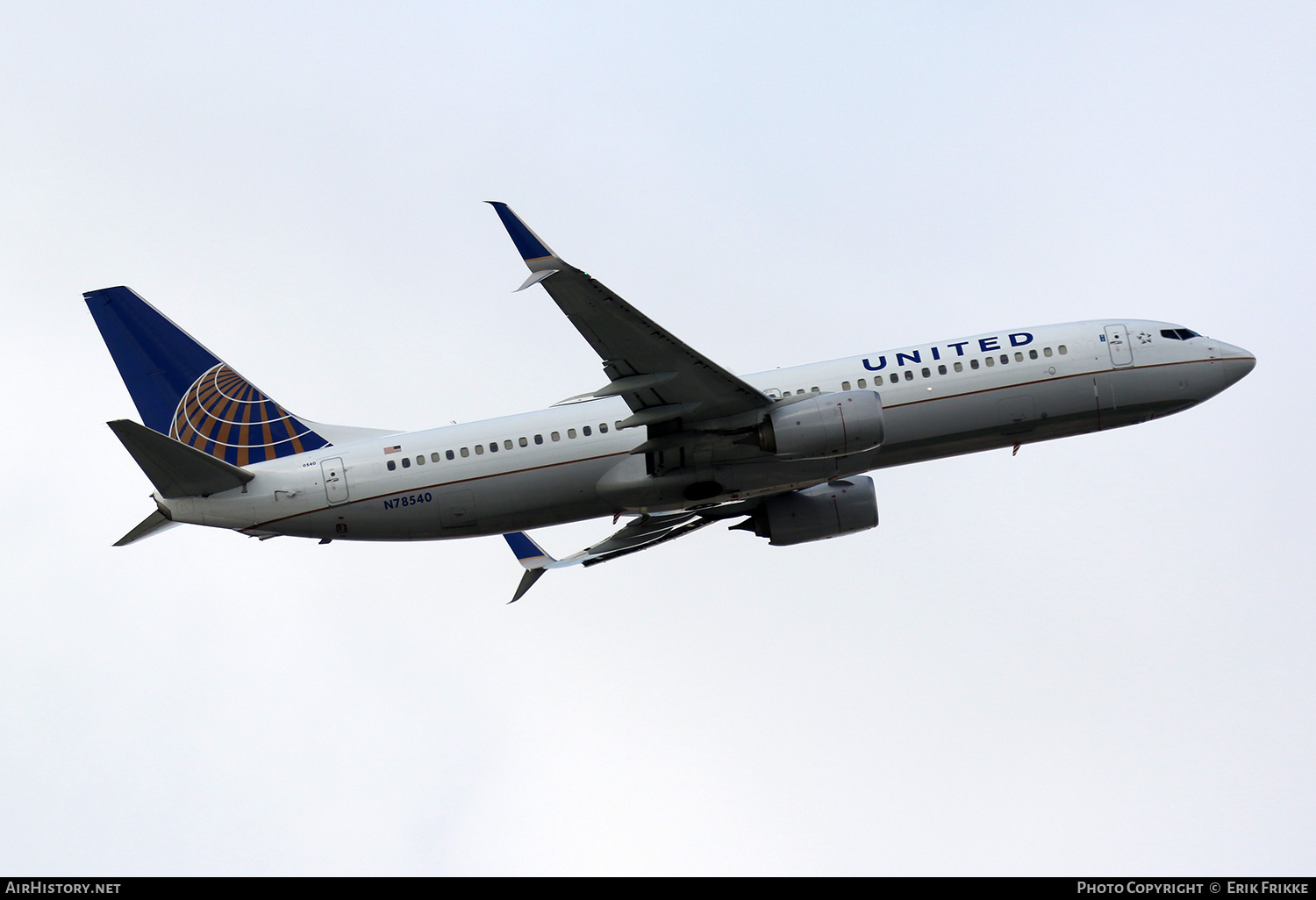 Aircraft Photo of N78540 | Boeing 737-800 | United Airlines | AirHistory.net #446979