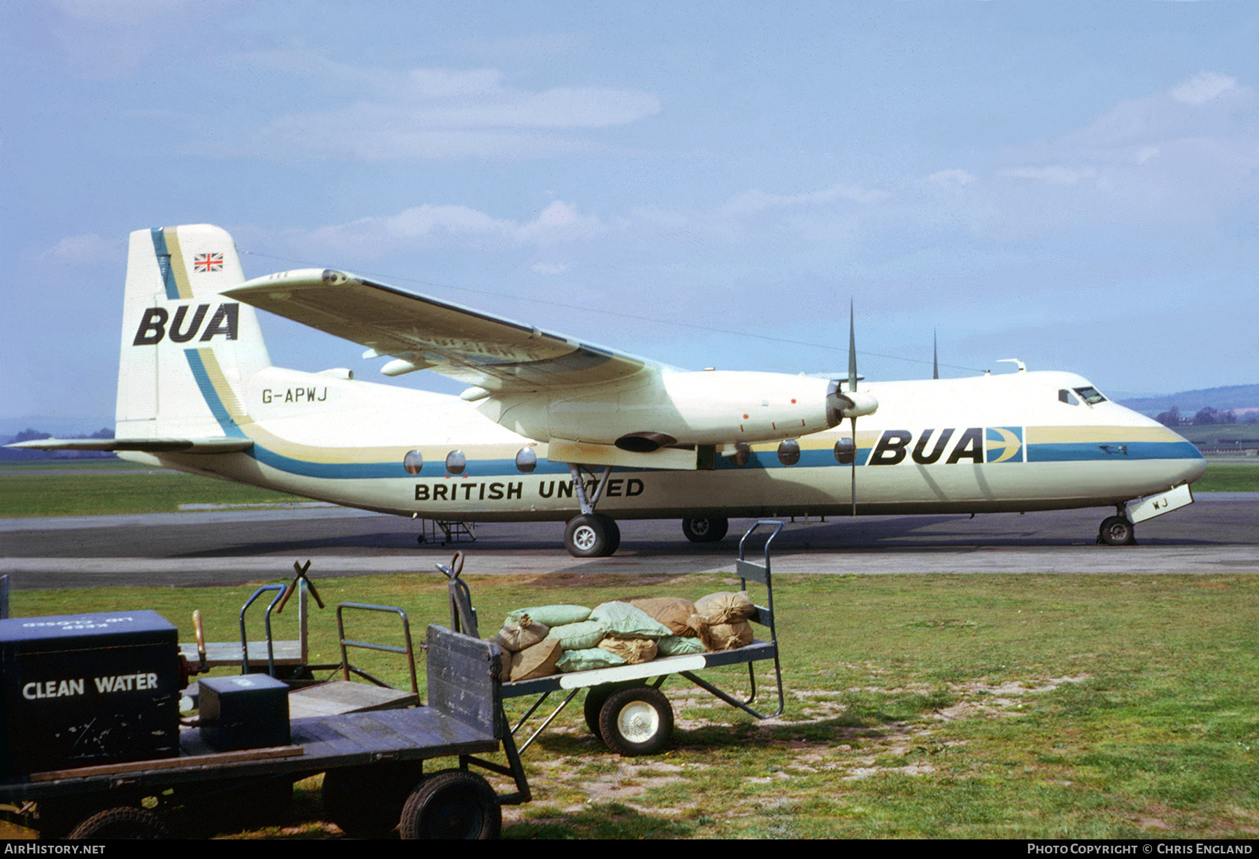 Aircraft Photo of G-APWJ | Handley Page HPR-7 Herald 201 | British United Airways - BUA | AirHistory.net #447007
