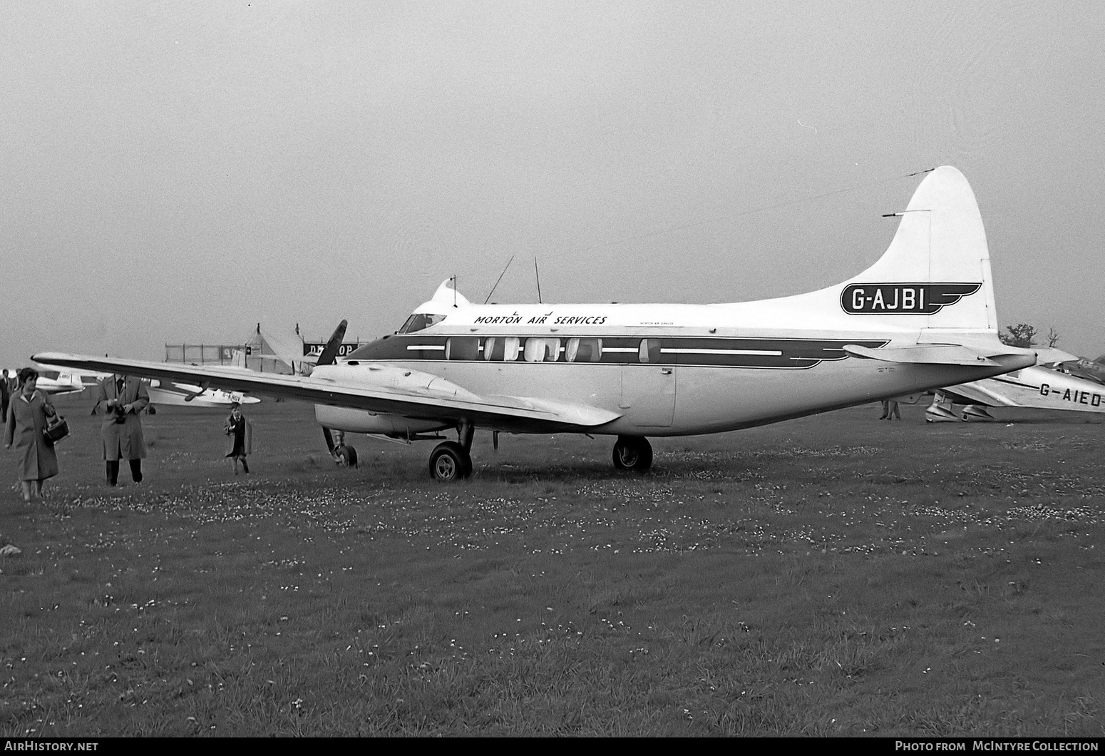 Aircraft Photo of G-AJBI | De Havilland D.H. 104 Dove 1B | Morton Air Services | AirHistory.net #447018