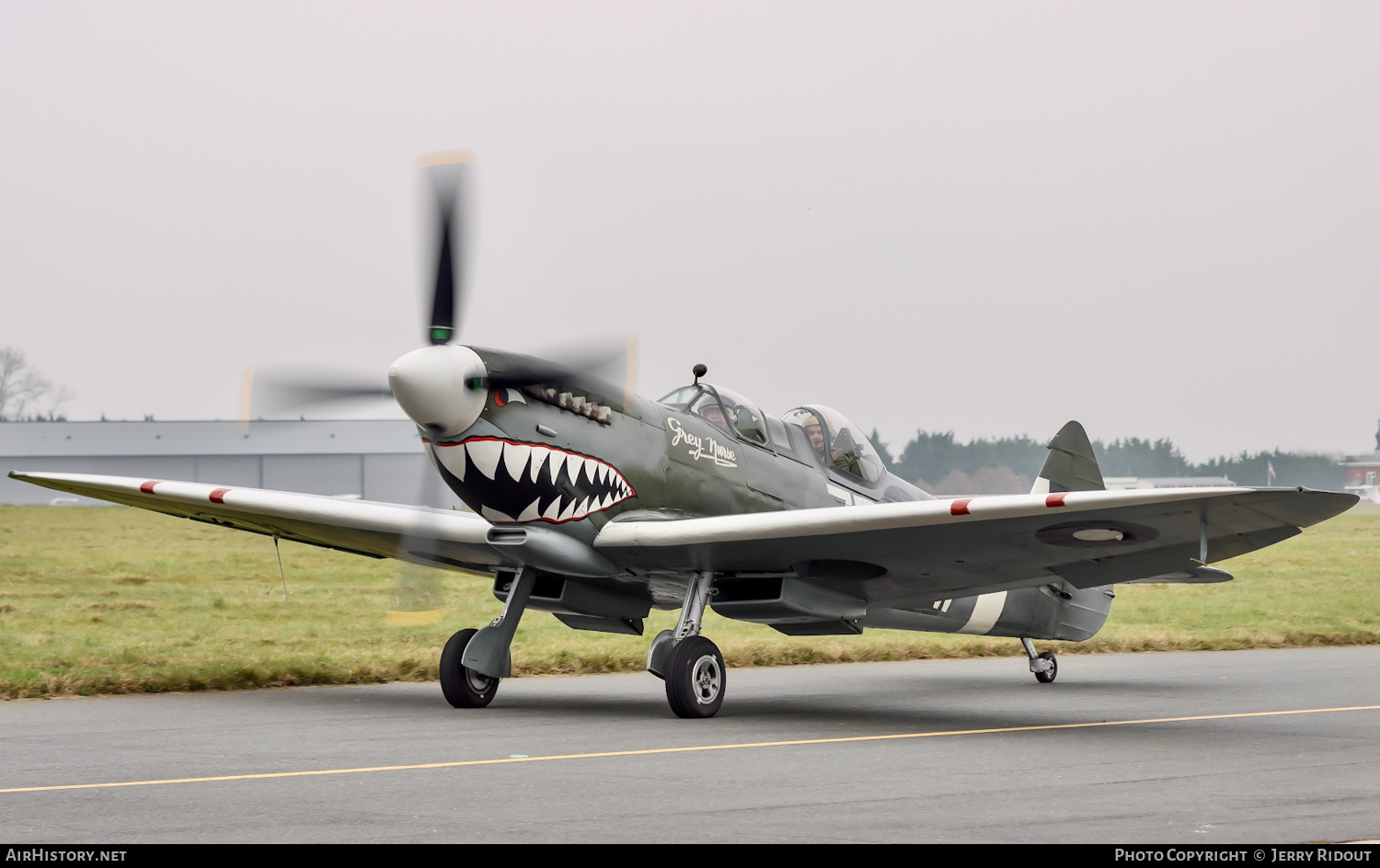 Aircraft Photo of G-AWGB / TE308 | Supermarine 509 Spitfire T9C | UK - Air Force | AirHistory.net #447019