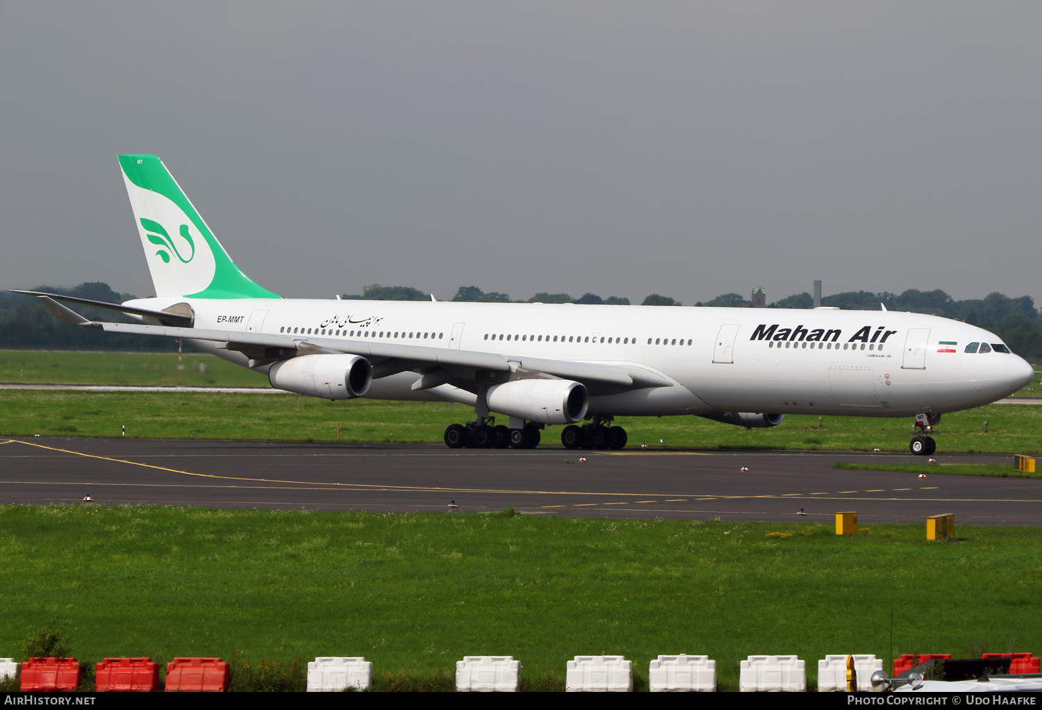 Aircraft Photo of EP-MMT | Airbus A340-313X | Mahan Air | AirHistory.net #447020