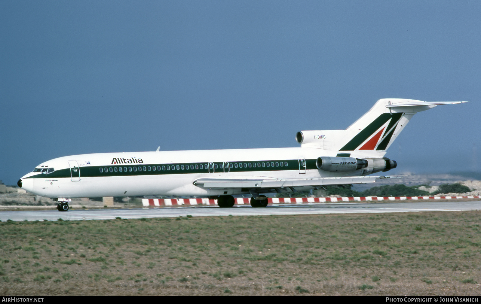 Aircraft Photo of I-DIRD | Boeing 727-243/Adv | Alitalia | AirHistory.net #447052