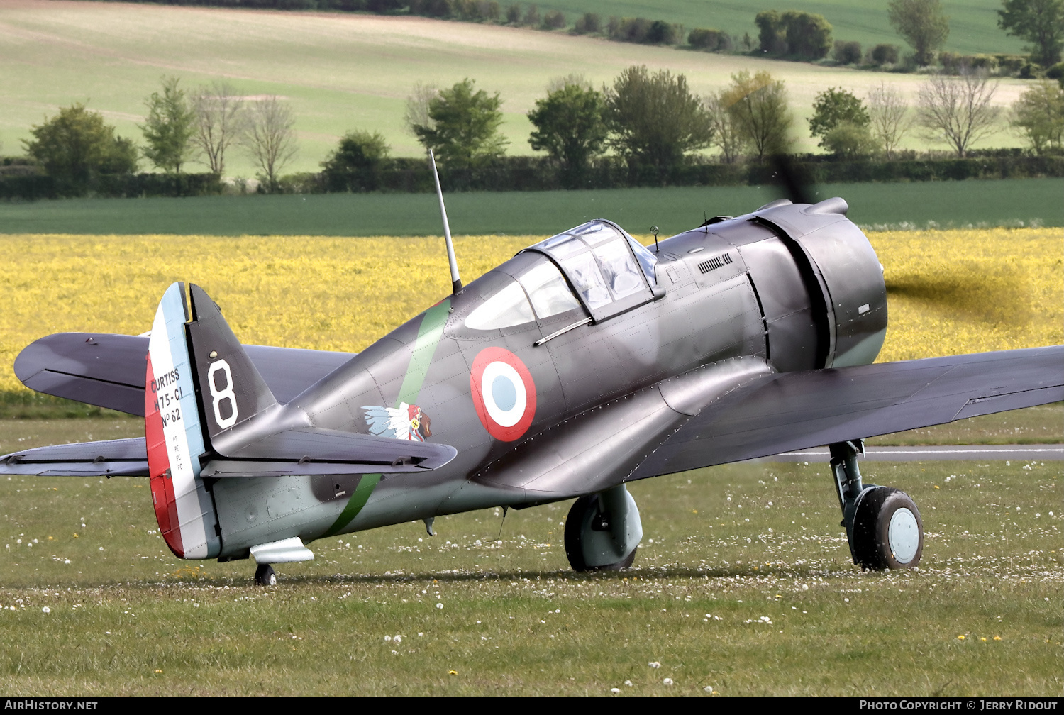 Aircraft Photo of G-CCVH / 82 | Curtiss Hawk 75A-1 | France - Air Force | AirHistory.net #447056