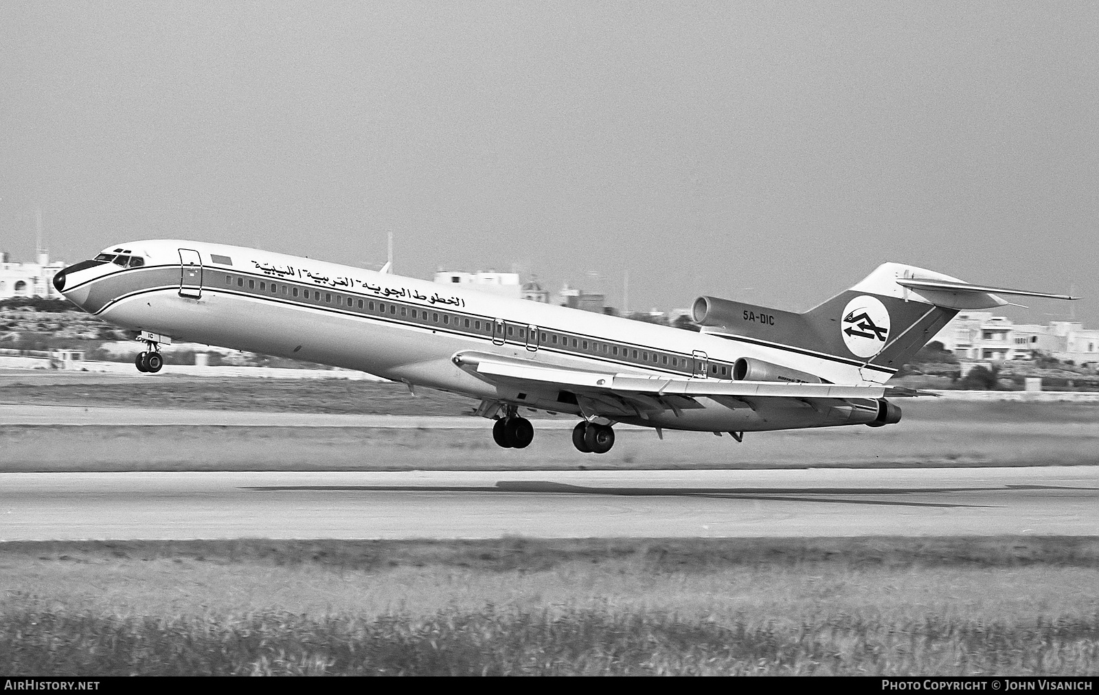 Aircraft Photo of 5A-DIC | Boeing 727-2L5/Adv | Libyan Arab Airlines | AirHistory.net #447060