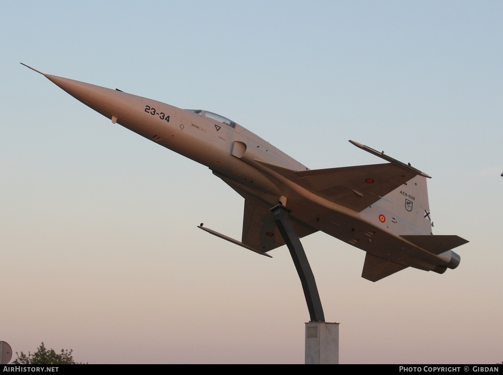 Aircraft Photo of AE9-039 | Northrop SF-5A Freedom Fighter | Spain - Air Force | AirHistory.net #447073