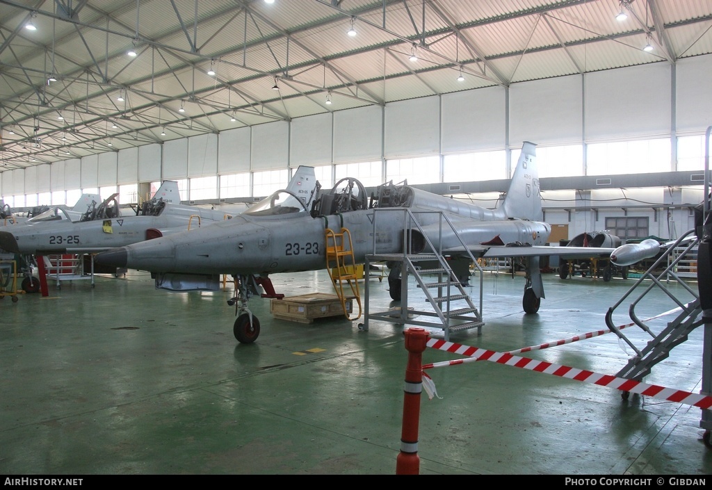 Aircraft Photo of AE.9-01 | Northrop SF-5B(M) Freedom Fighter | Spain - Air Force | AirHistory.net #447074