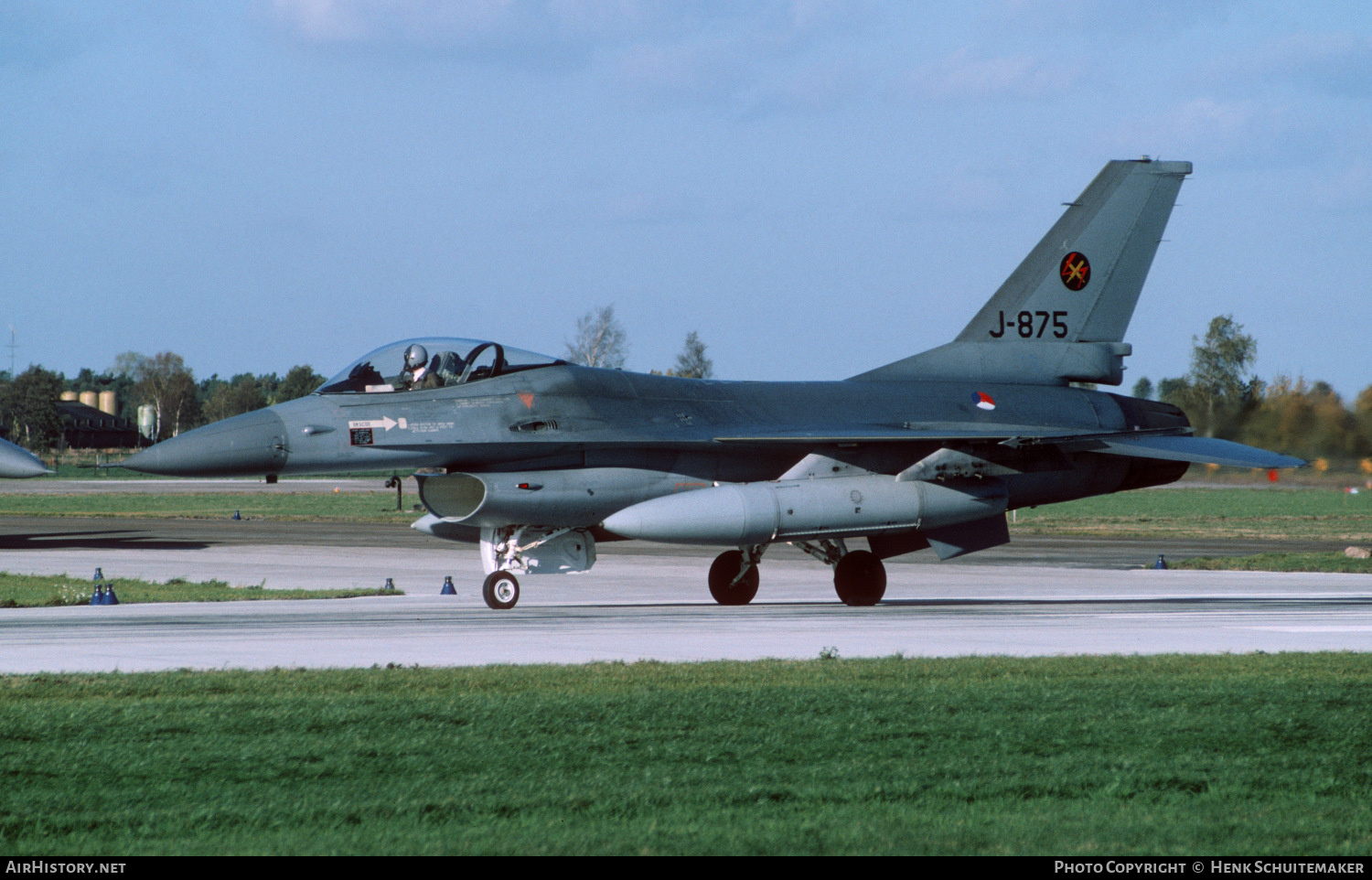 Aircraft Photo of J-875 | General Dynamics F-16A Fighting Falcon | Netherlands - Air Force | AirHistory.net #447110