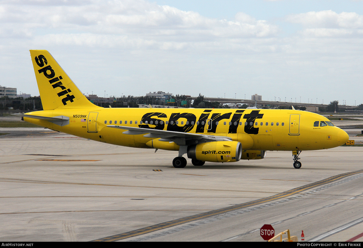 Aircraft Photo of N509NK | Airbus A319-132 | Spirit Airlines | AirHistory.net #447131