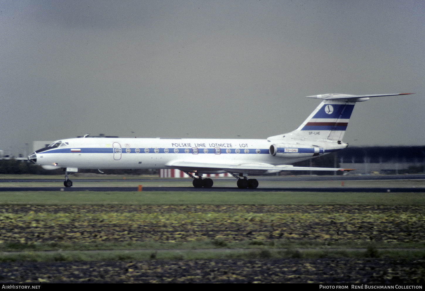 Aircraft Photo of SP-LHE | Tupolev Tu-134A | LOT Polish Airlines - Polskie Linie Lotnicze | AirHistory.net #447138