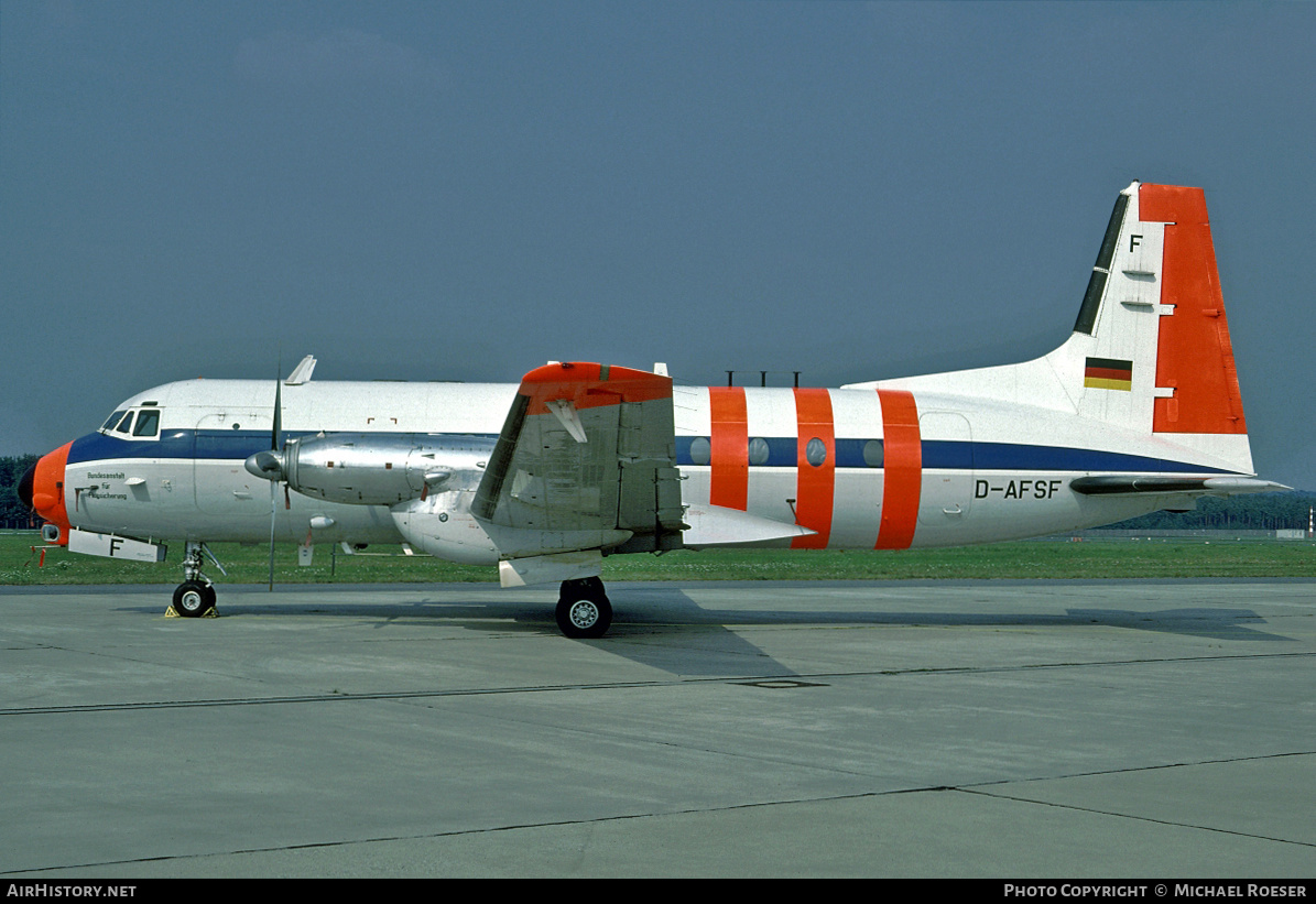 Aircraft Photo of D-AFSF | Hawker Siddeley HS-748 Srs2/244 | BFS - Bundesanstalt für Flugsicherung | AirHistory.net #447152