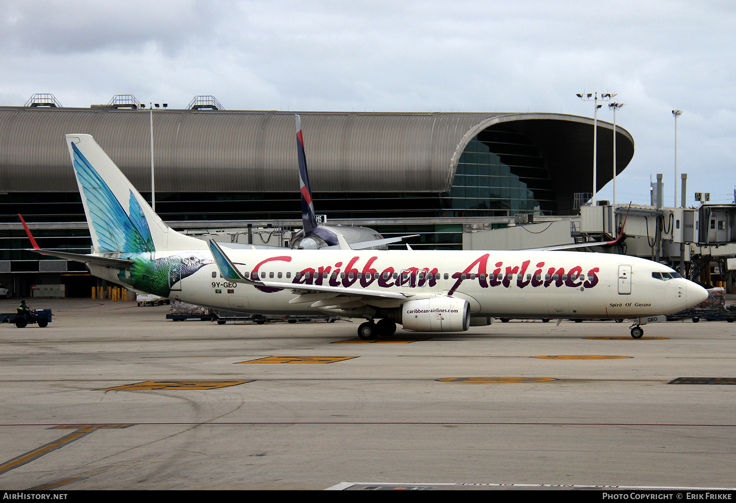 Aircraft Photo of 9Y-GEO | Boeing 737-8Q8 | Caribbean Airlines | AirHistory.net #447189