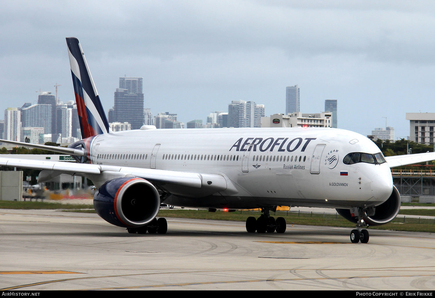 Aircraft Photo of VP-BXP | Airbus A350-941 | Aeroflot - Russian Airlines | AirHistory.net #447194