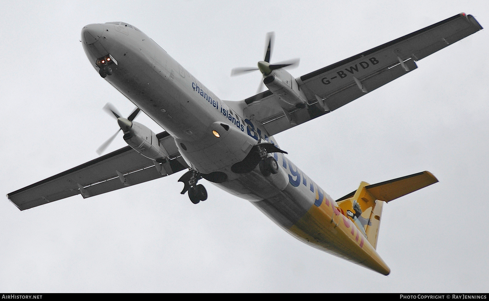 Aircraft Photo of G-BWDB | ATR ATR-72-202 | Aurigny Air Services | AirHistory.net #447217