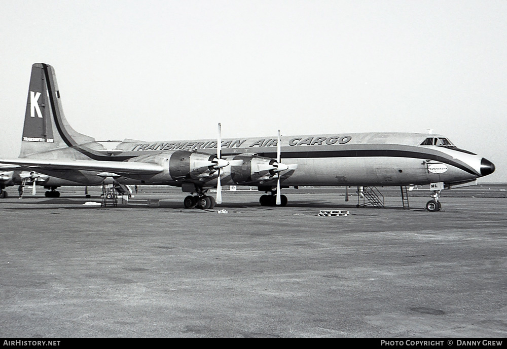 Aircraft Photo of G-AZML | Canadair CL-44D4-2 | Transmeridian Air Cargo | AirHistory.net #447232