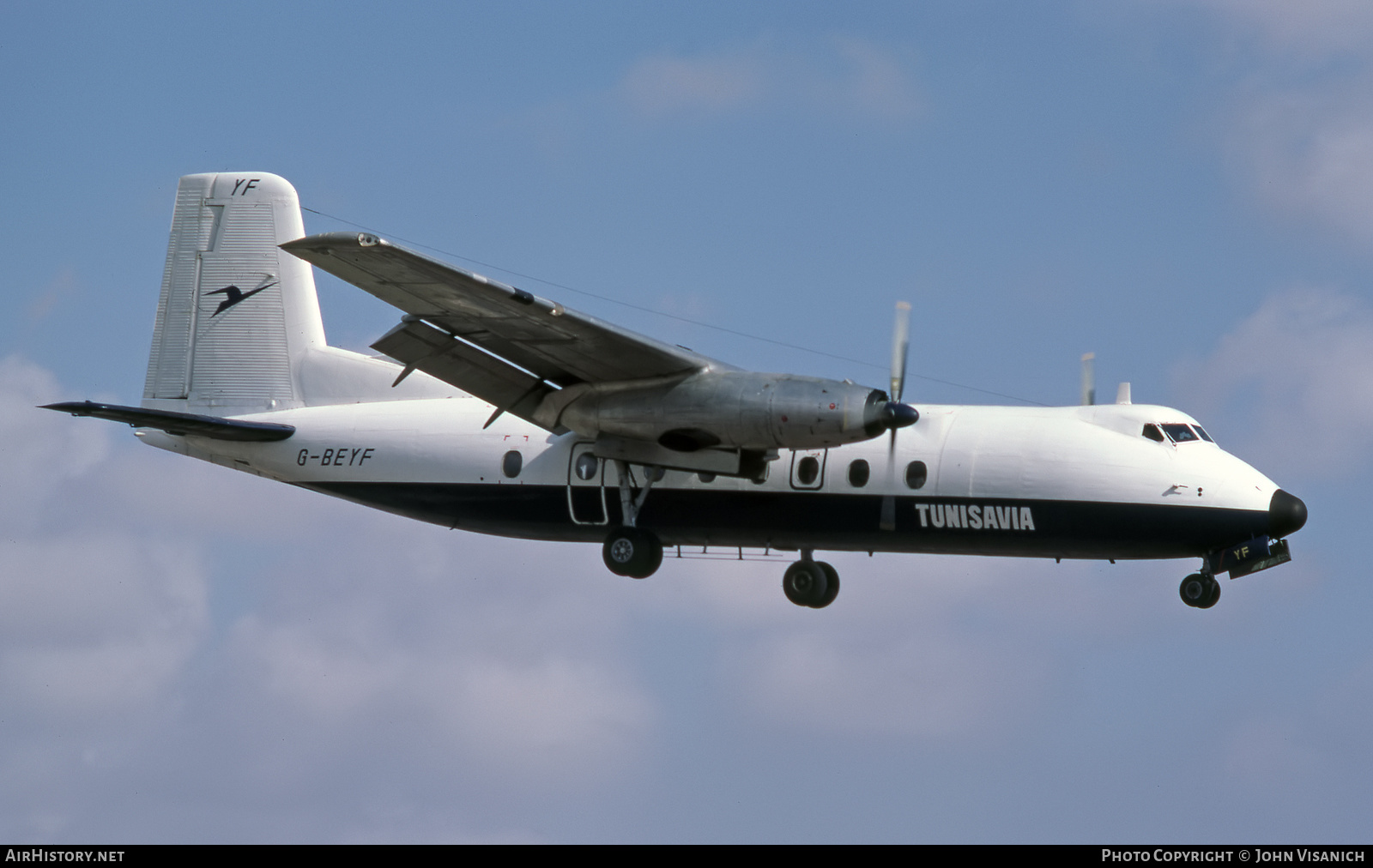 Aircraft Photo of G-BEYF | Handley Page HPR-7 Herald 401 | Tunisavia | AirHistory.net #447261