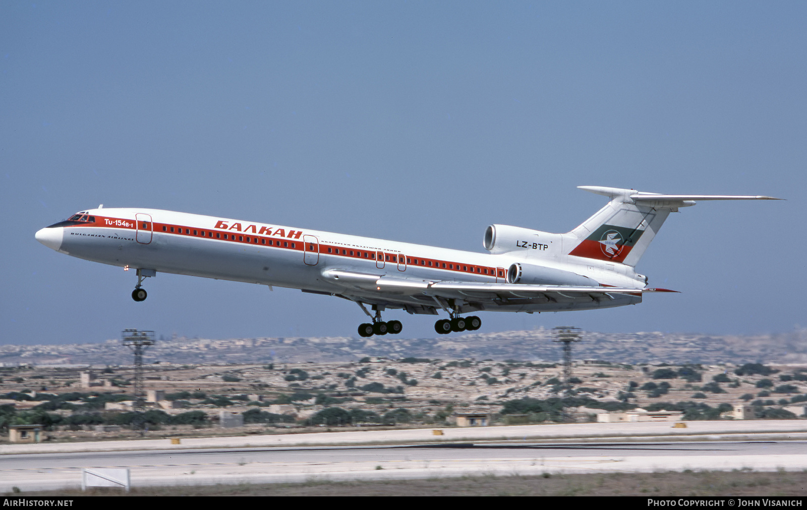 Aircraft Photo of LZ-BTP | Tupolev Tu-154B-1 | Balkan - Bulgarian Airlines | AirHistory.net #447262