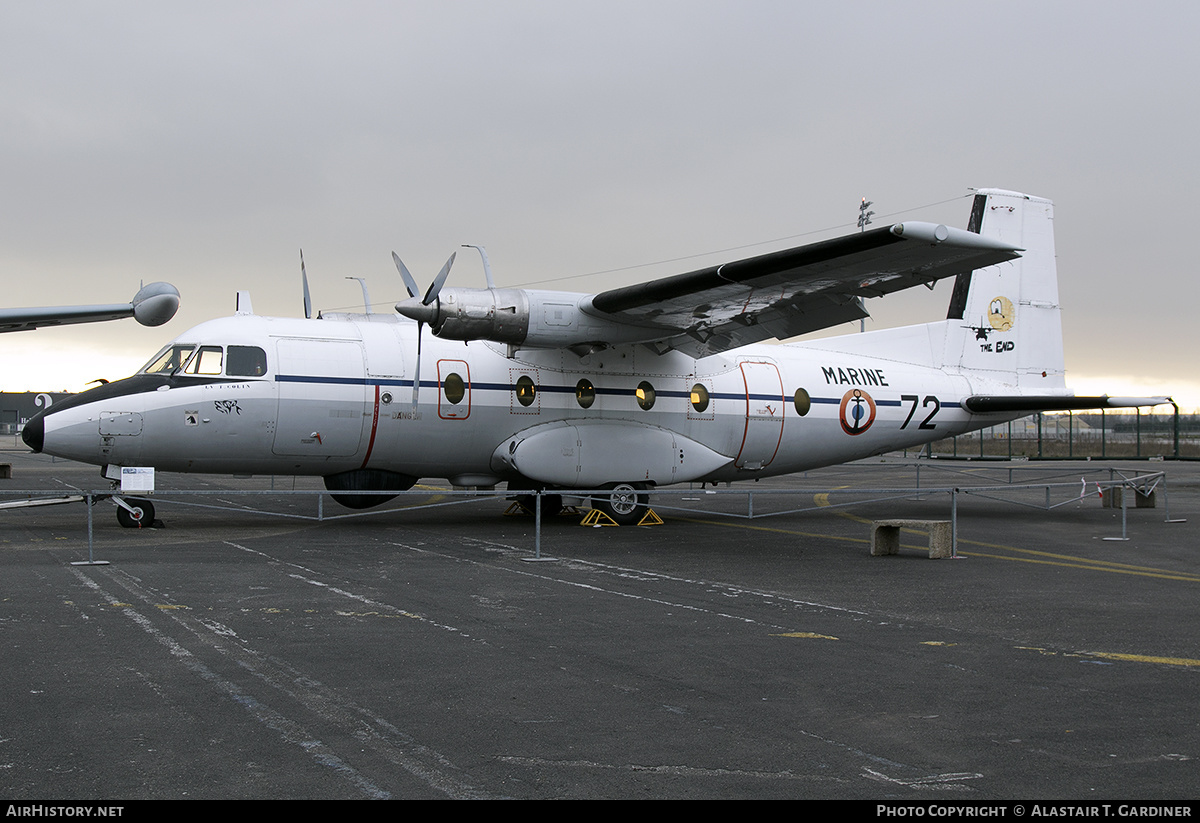 Aircraft Photo of 72 | Aerospatiale N-262E | France - Navy | AirHistory.net #447263