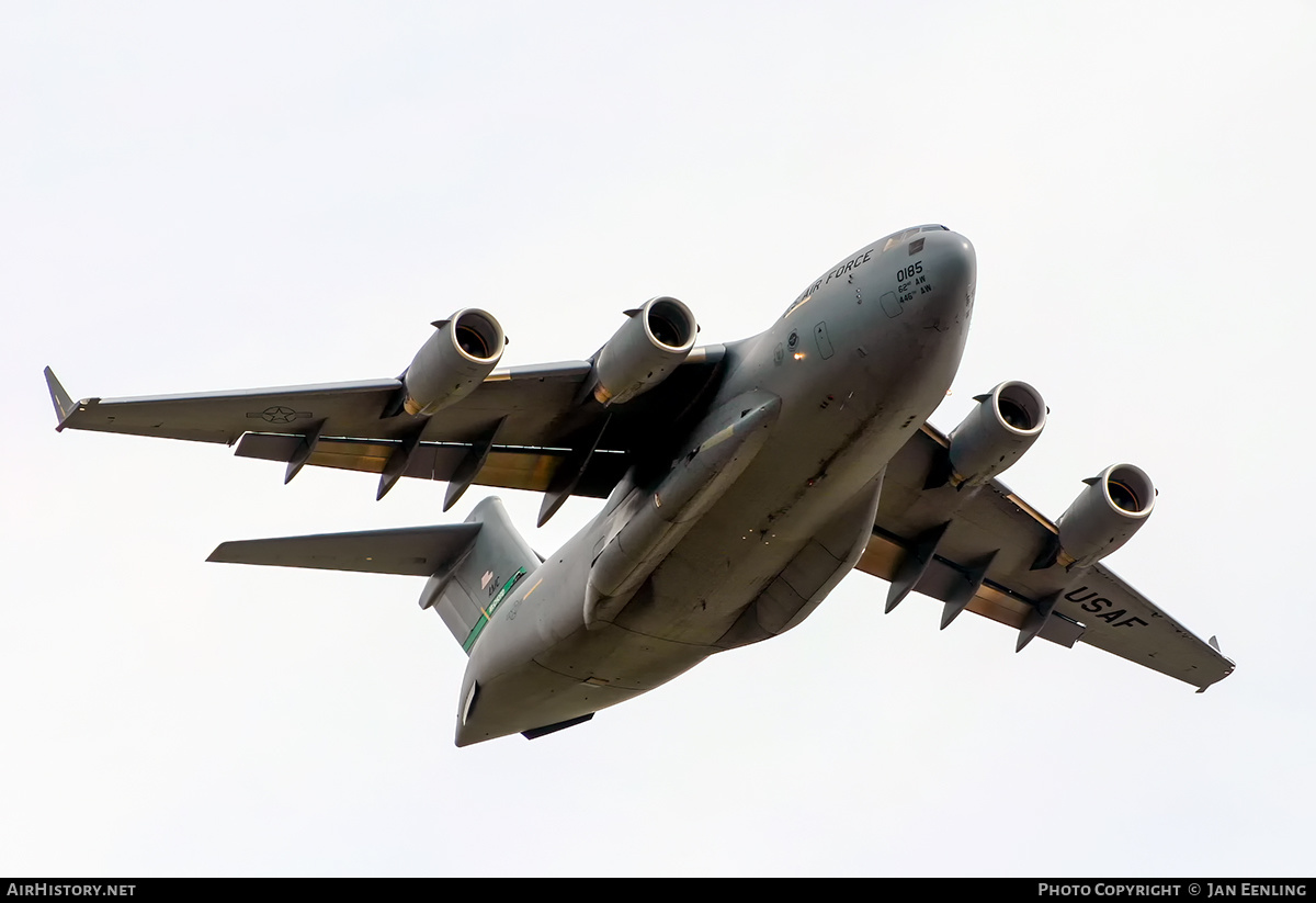 Aircraft Photo of 00-0185 / 00185 | Boeing C-17A Globemaster III | USA - Air Force | AirHistory.net #447292