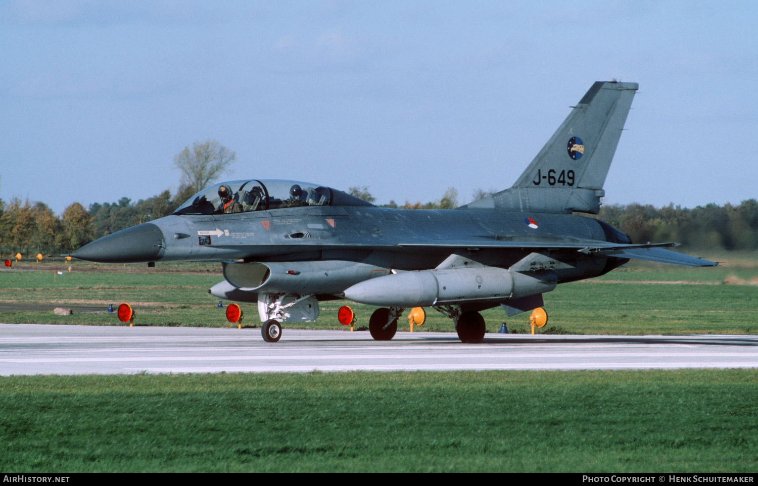 Aircraft Photo of J-649 | General Dynamics F-16B Fighting Falcon | Netherlands - Air Force | AirHistory.net #447298