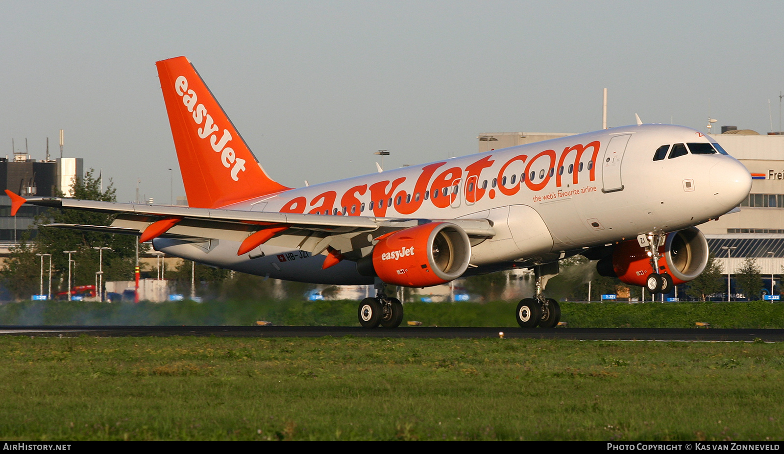 Aircraft Photo of HB-JZI | Airbus A319-111 | EasyJet | AirHistory.net #447340