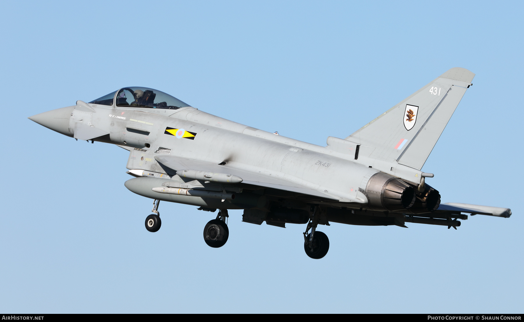 Aircraft Photo of ZK431 | Eurofighter EF-2000 Typhoon FGR4 | UK - Air Force | AirHistory.net #447342