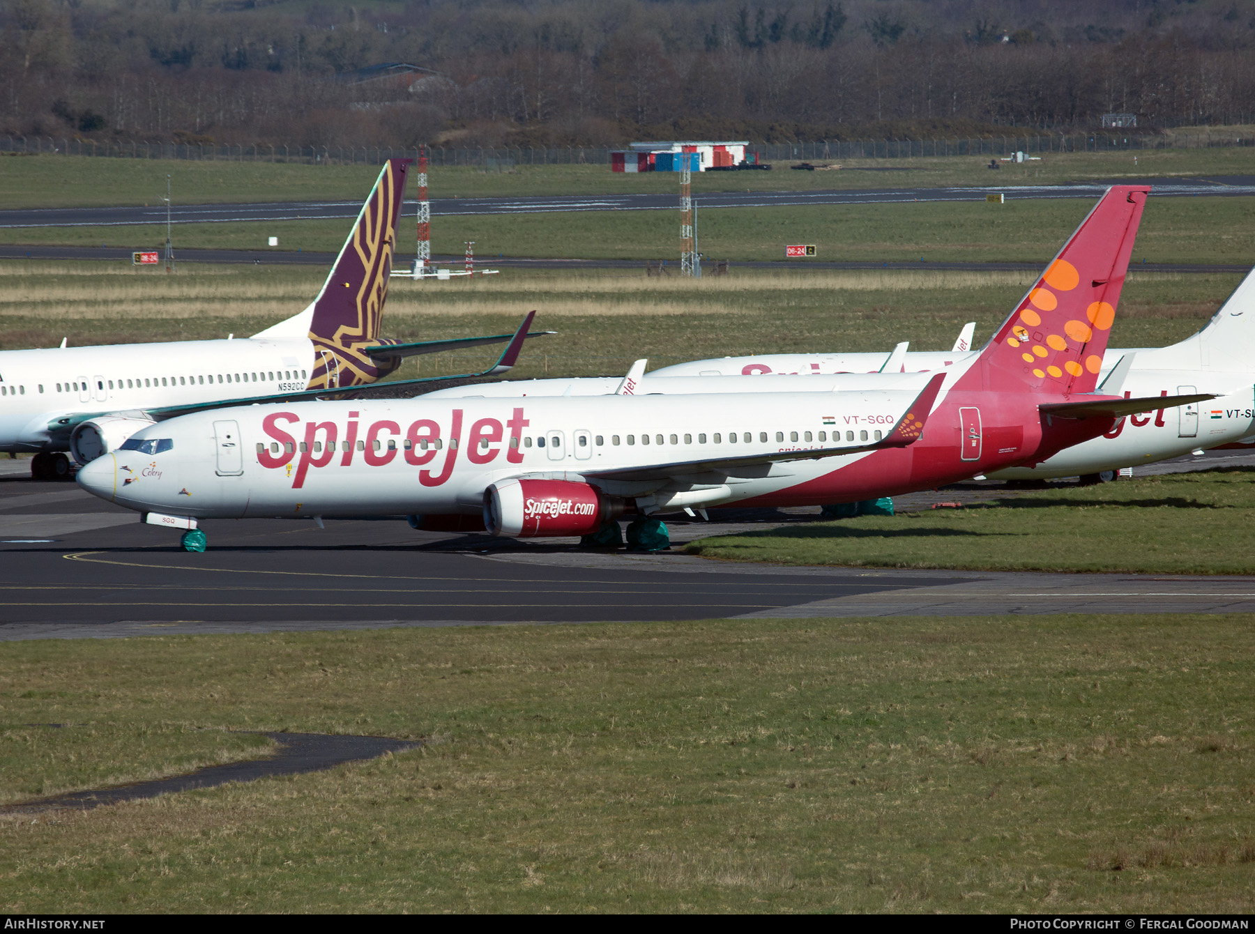 Aircraft Photo of VT-SGQ | Boeing 737-8GJ | SpiceJet | AirHistory.net #447364