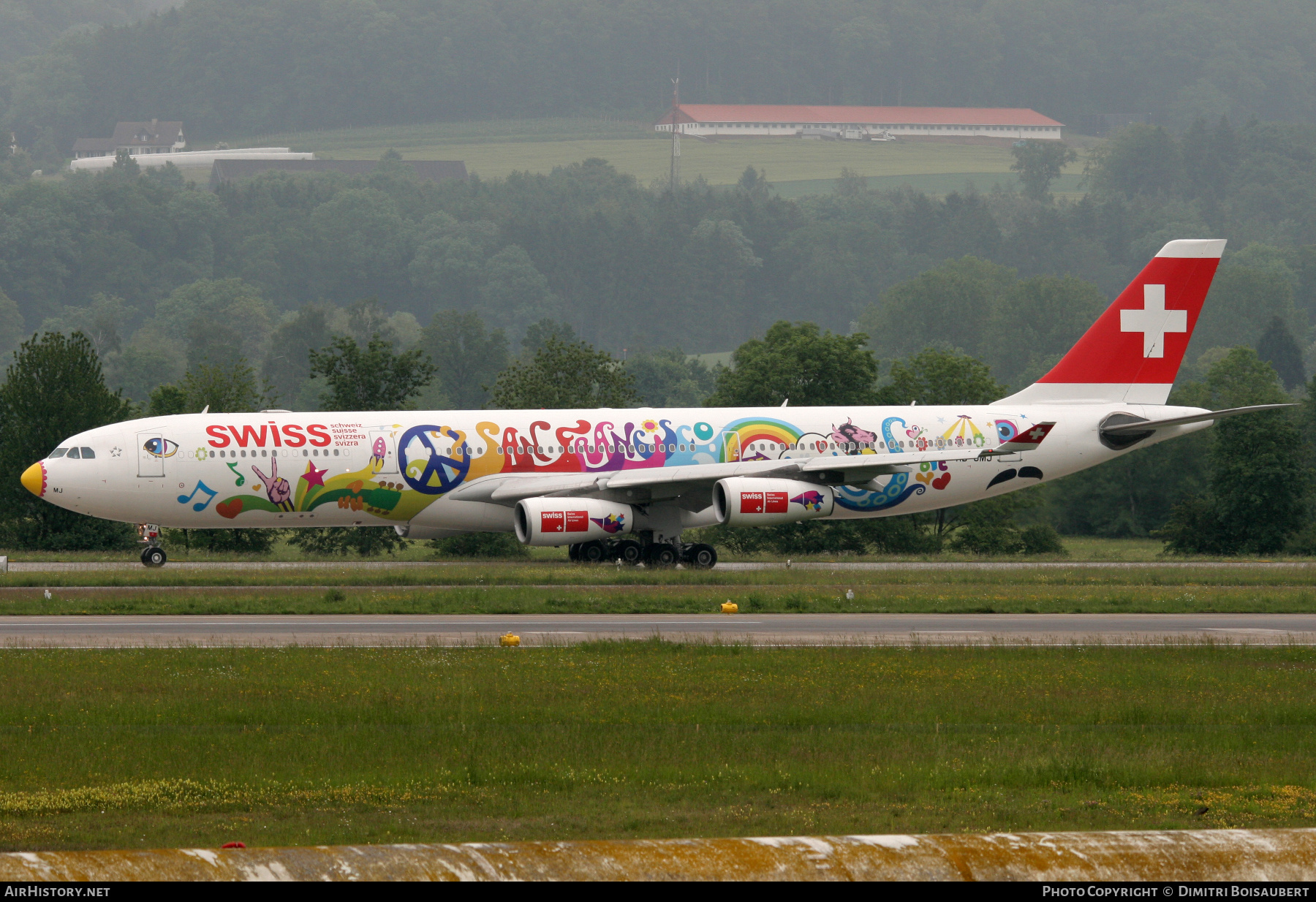 Aircraft Photo of HB-JMJ | Airbus A340-313 | Swiss International Air Lines | AirHistory.net #447397