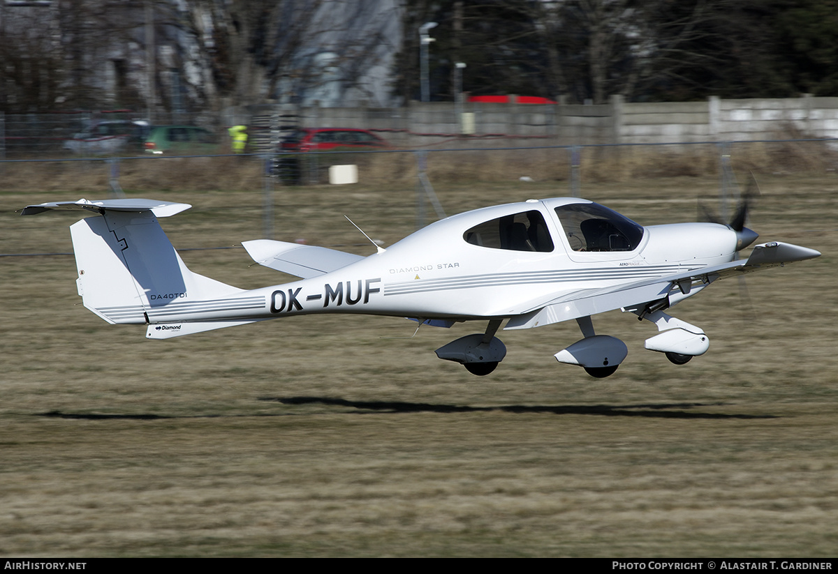 Aircraft Photo of OK-MUF | Diamond DA40D Diamond Star TDI | AeroPrague | AirHistory.net #447415