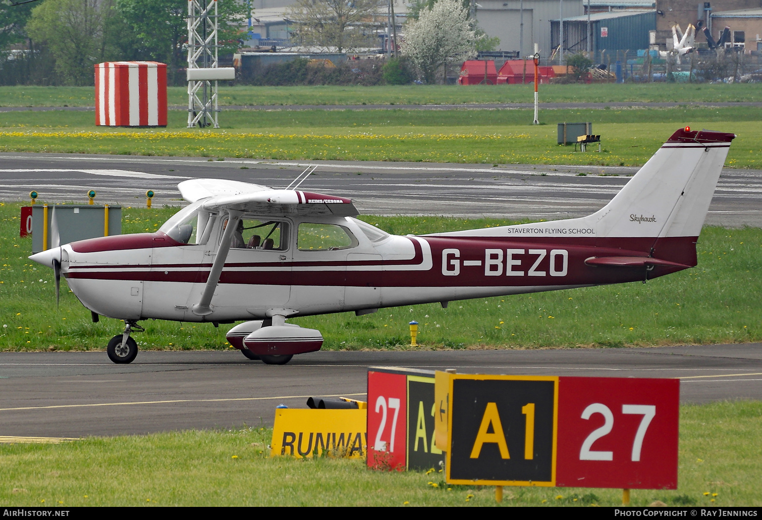 Aircraft Photo of G-BEZO | Reims F172M Skyhawk | SFS - Staverton Flying School | AirHistory.net #447422