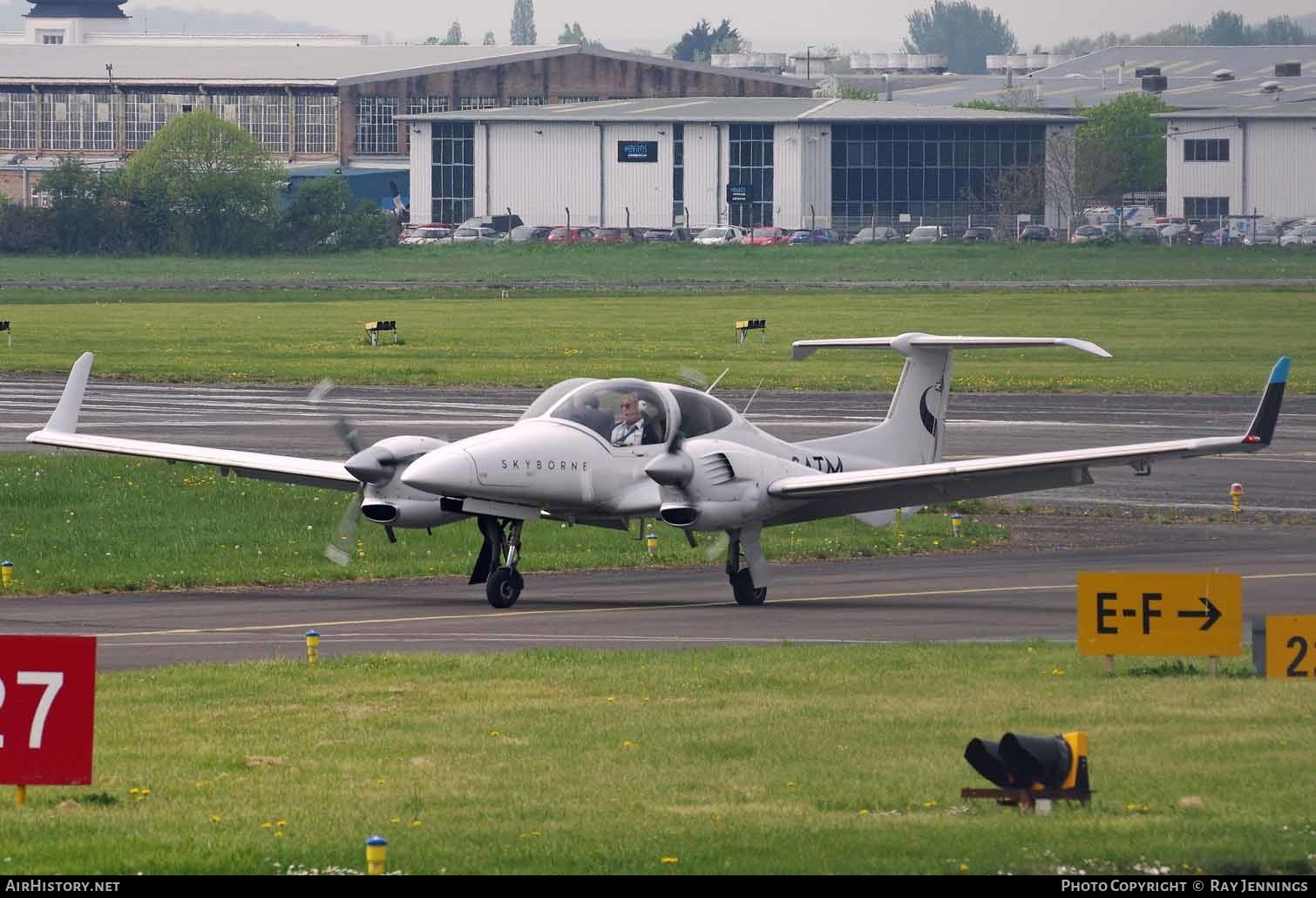 Aircraft Photo of G-SATM | Diamond DA42 M Twin Star | Skyborne Airline Academy | AirHistory.net #447445