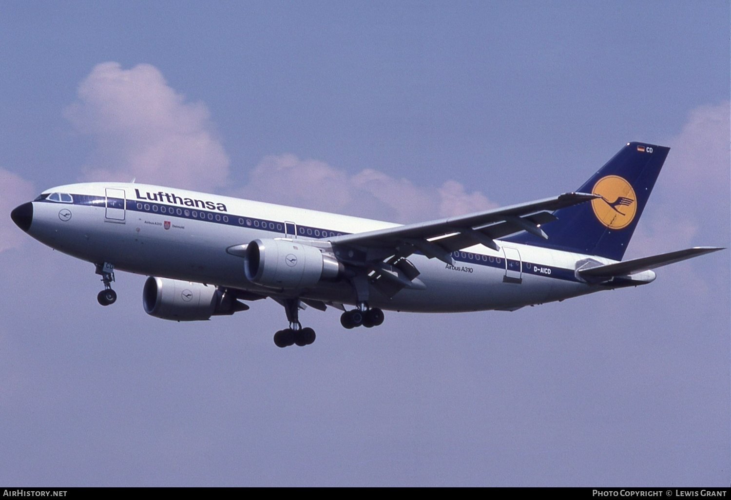 Aircraft Photo of D-AICD | Airbus A310-203 | Lufthansa | AirHistory.net #447472