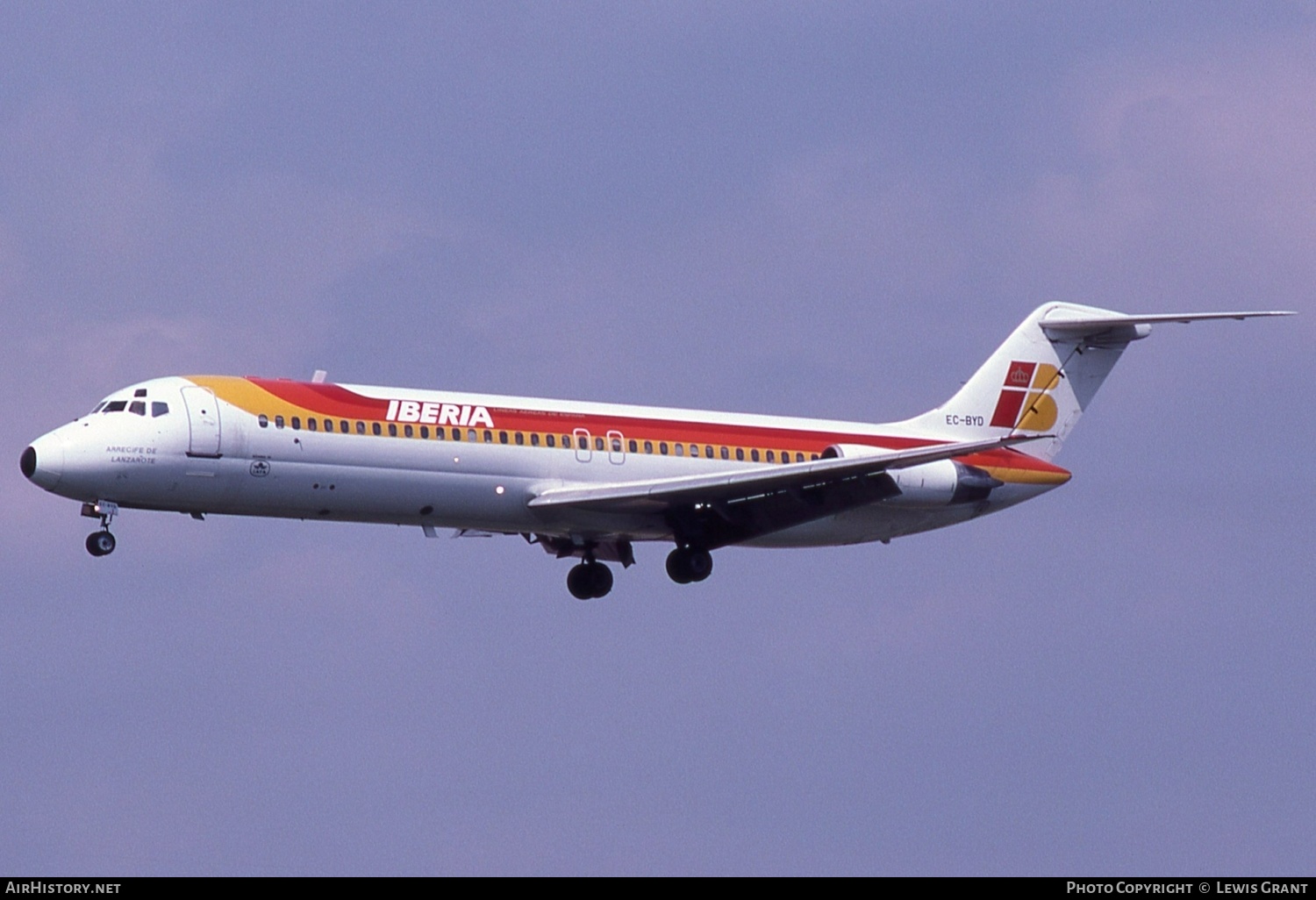 Aircraft Photo of EC-BYD | McDonnell Douglas DC-9-32 | Iberia | AirHistory.net #447476